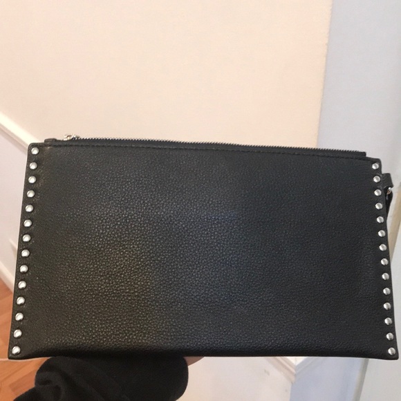 Michael Kors Black Astor Studded Wristlet - Picture 5 of 5
